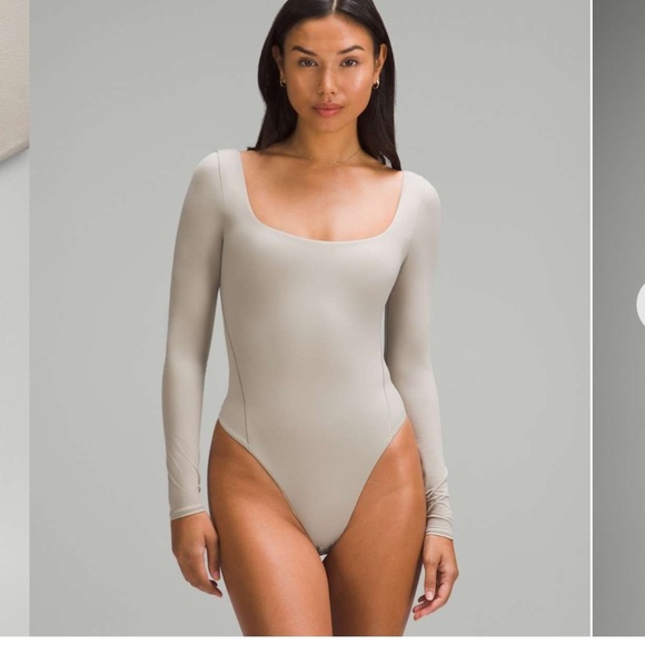 lululemon athletica Tops - LULULEMON-Wundermost Ultra-Soft Nulu Square-Neck Long-Sleeve